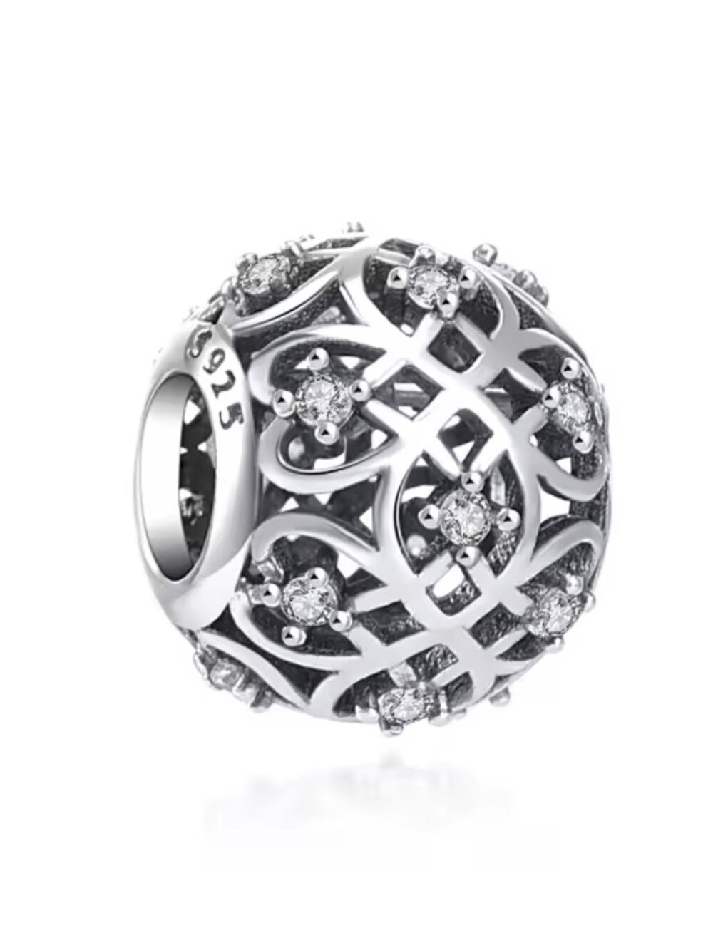 Openwork Filigree Charm